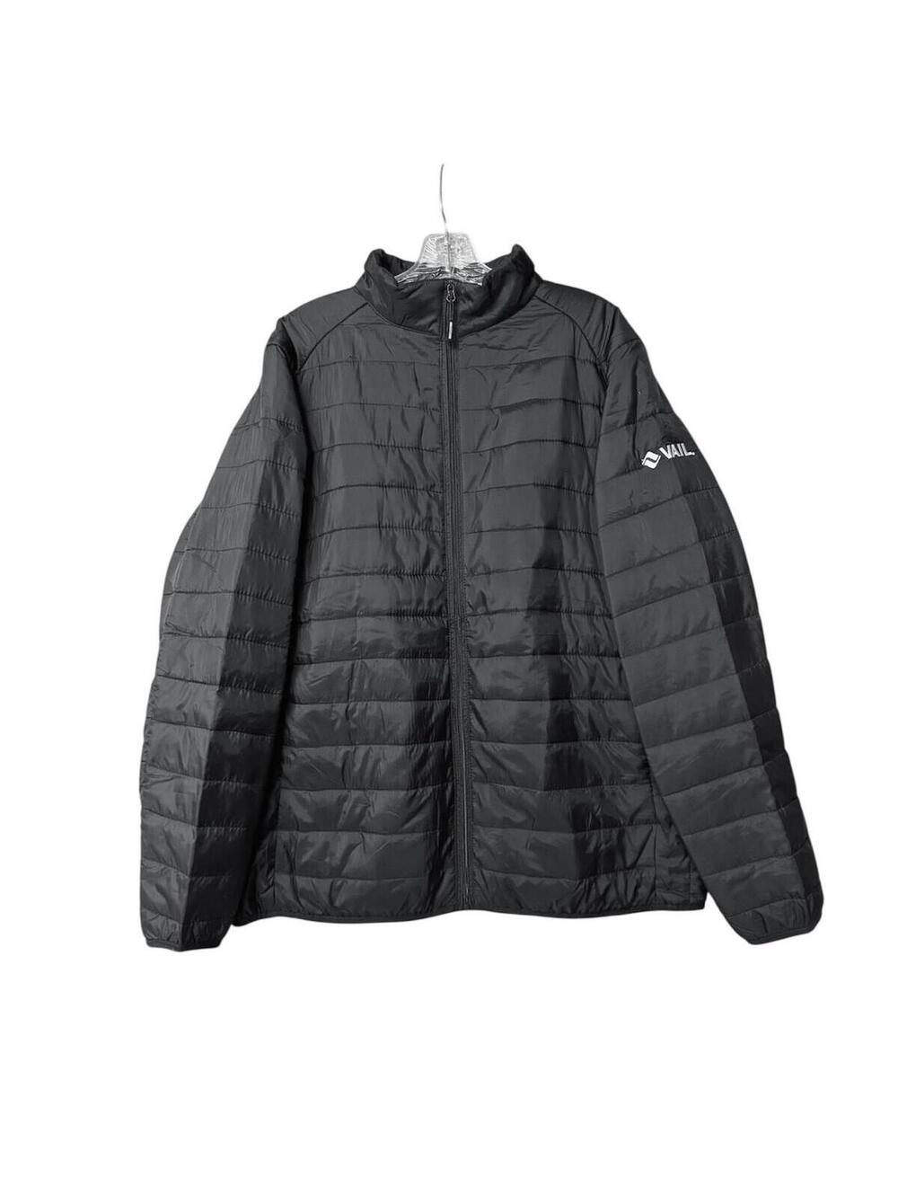 (C209) SDI Warm-Logik Packable Puffer Jacket Men's Black Large Vail Colorado